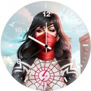 gwen stacy silk art 5v wall clock