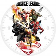 justice league comic art xh wall clock
