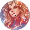 captain marvel fan artwork new np wall clock