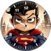 superman cartoon q1 wall clock