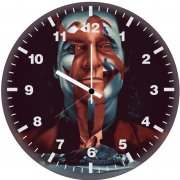 mad joker mischief 1h wall clock