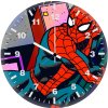 1967 spidey cartoon 8h wall clock