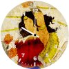 wonder woman newart minimalism en wall clock