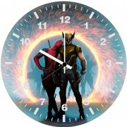 deadpool and wolverine the battle for justice r7 wall clock