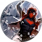 red hood artwork gx wall clock