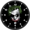 joker face minimalism up wall clock