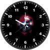 captain america shield reflection hg wall clock