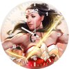wonder woman muscular jd wall clock