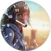 gwen stacy blowing bubble gum 26 wall clock
