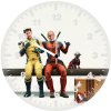 deadpool and wolverine chilling nb wall clock