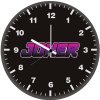 joker logo v8 wall clock