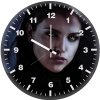 catwoman as eiza gonzalez qr wall clock