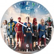 justice league super friends lj wall clock