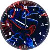 spiderman illustration y3 wall clock