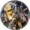 deathstroke gun cw wall clock