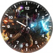 iron man stormbreaker with infinity gauntlet jt wall clock