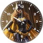 batgirl guardian 1k wall clock