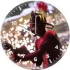 spiderman firefighter pq wall clock