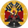 mutant mayhem wade and logan zu wall clock