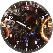 avengers end game final battle scene op wall clock