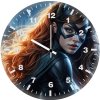 defender of earth batgirl um wall clock