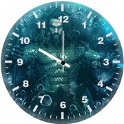 aquaman underwater st wall clock