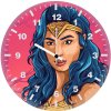 wonder woman 1984 fan made art og wall clock