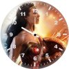 wonder woman ready for anything i0 wall clock