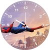 spiderman ys wall clock