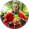 joker clown mask k7 wall clock