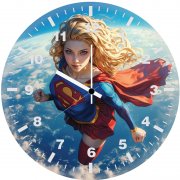 unstoppable supergirl rq wall clock