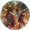 back against the wall 6z wall clock
