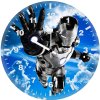 iron man mark 42 black and white mh wall clock