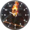 ghost rider flame mask e8 wall clock