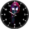 spiderman dark illustration w8 wall clock