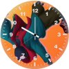 spider man upside down 4x wall clock