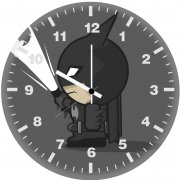 batman flash dq wall clock