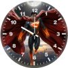 superman blue and red reign dy wall clock