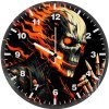 ghost rider flames of justice fw wall clock