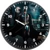 batman the dark knight with batmobile 59 wall clock