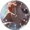 spider gwen digital art zr wall clock