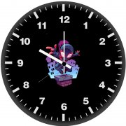 spiderman minimal art xp wall clock