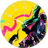 spider man miles yellow ae wall clock