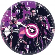 avengers endgame movie poster art 43 wall clock
