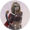 supergirl cute kn wall clock