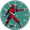 deadpool 8 bit hp wall clock