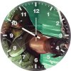green arrow artwork fm wall clock
