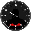 the batman minimal dark r1 wall clock