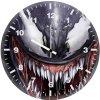 venom superhero digital art h8 wall clock