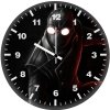 spiderman noir black suit minimal ij wall clock